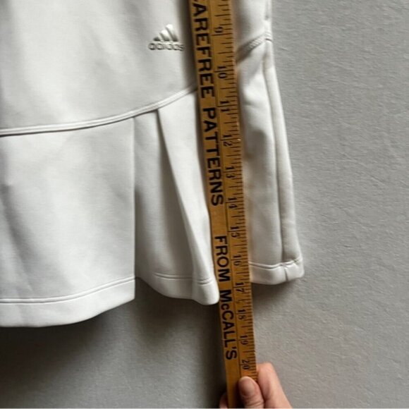 Adidas pleated white tennis golf skort Sz XS - Picture 6 of 7